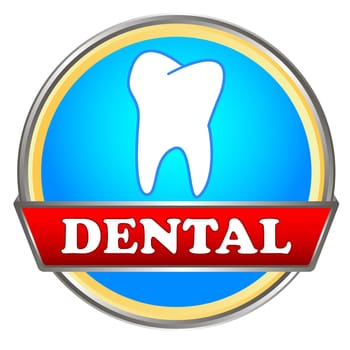New dental icon on a white background