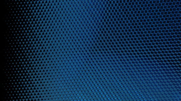 futuristic background blue squares shapes abstract optical illusion futuristic repetition 3D illustration