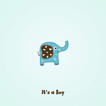 Template greeting card, vector illustration