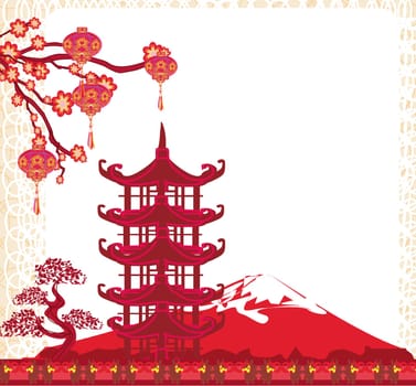 Mid-Autumn Festival for Chinese New Year card