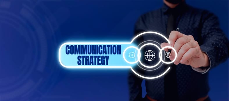 Conceptual display Communication Strategy, Business overview Verbal Nonverbal or Visual Plans of Goal and Method
