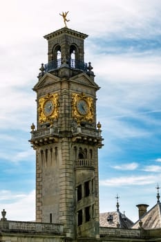 Cliveden Water Tower known as Clock Tower in Taplow, Backinghamshire, United Kingdom