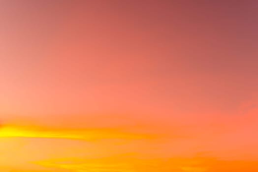 Abstract and pattern of cloud sky Calming coral, Orange, Trend color background, Pattern of colorful cloud and sky sunset or sunrise: Dramatic sunset in twilight, Beautyful of sky