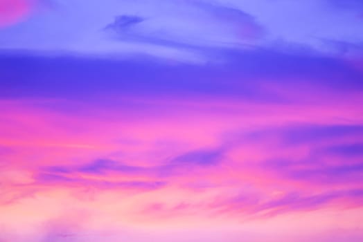 Abstract and pattern of cloud sky, Velvet violet, Velvet Purple, Trend color background, Pattern of colorful cloud and sky sunset or sunrise: Dramatic sunset in twilight, Beautyful of sky