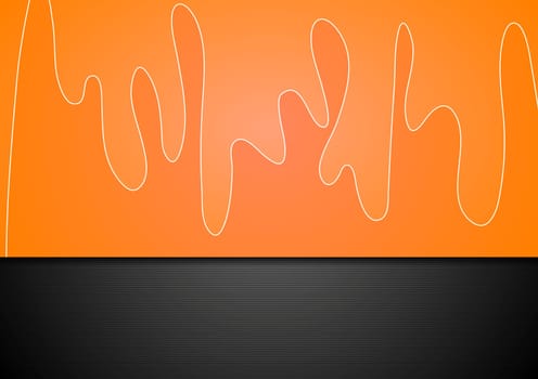 Abstract waves corporate design. Vector background