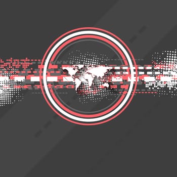Minimal tech abstract background. Vector design
