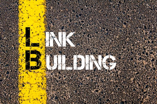 Business Acronym BMI - Body Mass Index..Yellow paint line on the road against asphalt background. Conceptual image