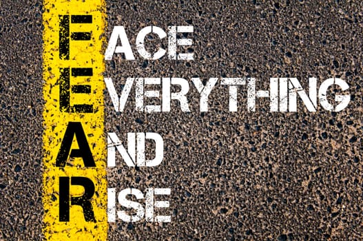 Business Acronym BMI - Body Mass Index..Yellow paint line on the road against asphalt background. Conceptual image