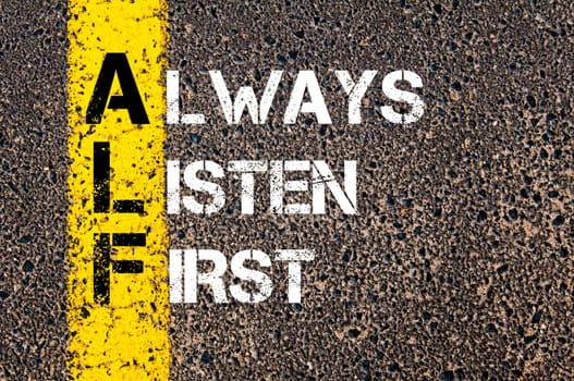 Business Acronym BMI - Body Mass Index..Yellow paint line on the road against asphalt background. Conceptual image