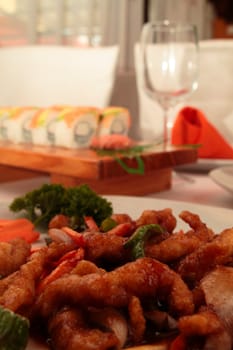 fried vegetables