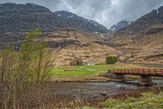 Lonely house in Scotland