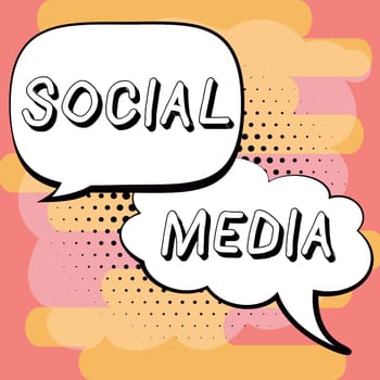 Handwriting text Social Media, Business overview Online communication channel Networking Microblogging