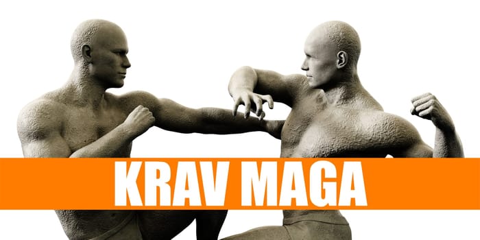 Krav maga Classes Training Fighting Concept Background