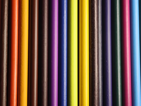 colored pencil blue green yellow many wood drawing
