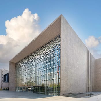 Ataturk Cultural Center, or Ataturk Kultur Merkezi, abbreviated AKM, a concert hall, theatre and cultural centre located on the eastern side of Taksim Square in Beyoglu, Istanbul, Turkey