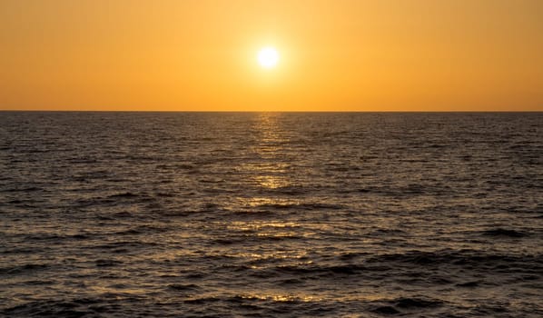 Sunset Baltic sea