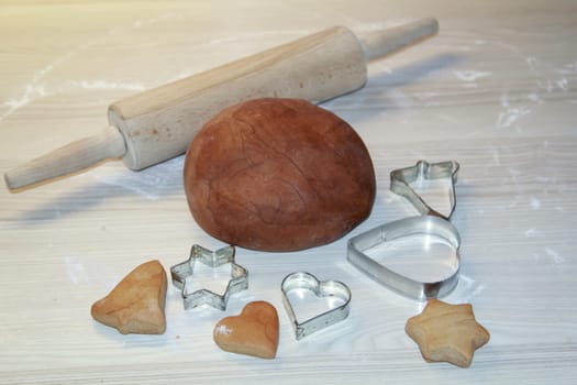 A scene from the kitchen for the Christmas Cookie Bakery.