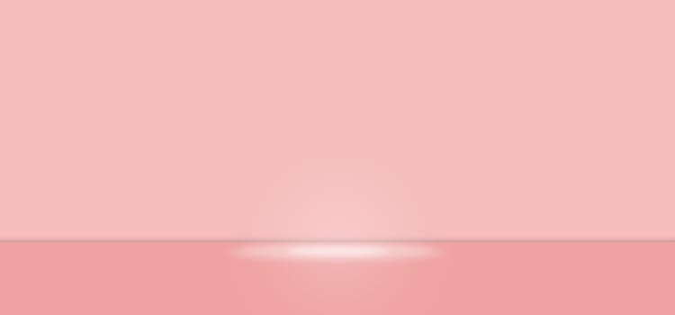 Blank Rose Quartz color abstract with empty product display platform, modern studio, wall scene fashion, stage podium floor and colorful presentation simple art spotlight summer banner. 3D rendering.
