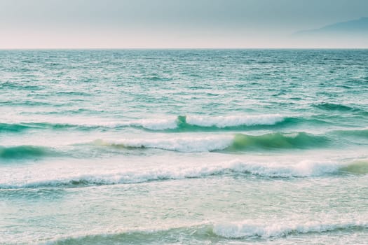 Riplpe Sea Ocean Water Surface With Small Waves