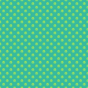 very beautiful pattern seamless yellow flower on green background