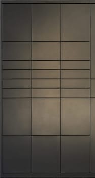 Facade Metal Cladding Texture. Modern Building Exterior