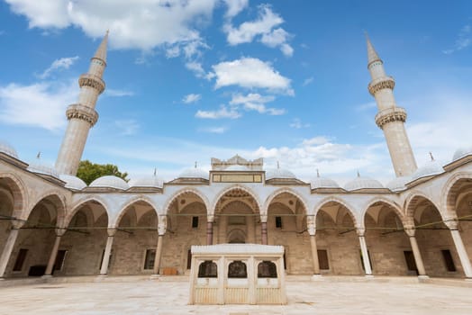 Suleymaniye Mosque, an Ottoman imperial mosque located on the Third Hill of Istanbul, and the second largest mosque in the city, Istanbul, Turkey