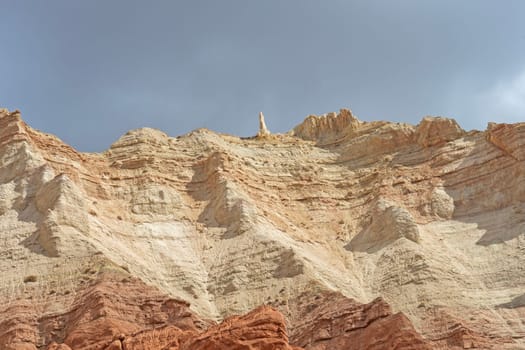 Delicate Spire on a Massive Cliff in Kodachrome Basin State Park in Utah