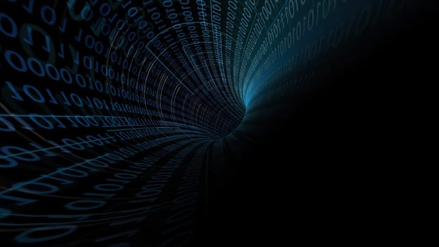 Driving Through Binary Data Tunnel ,Driving Through Binary Data Tunnel