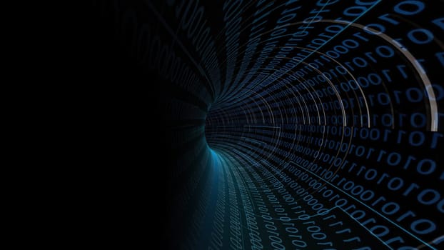Driving Through Binary Data Tunnel ,Driving Through Binary Data Tunnel