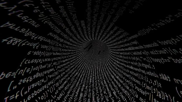 Driving Through Code Data Tunnel ,Driving Through Code Data Tunnel