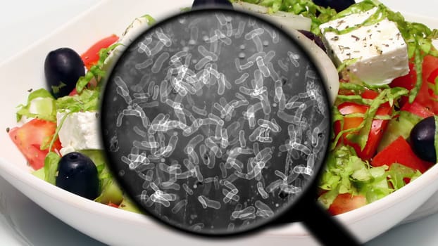 Searching for bacteria in vegetables,Searching for bacteria in vegetables
