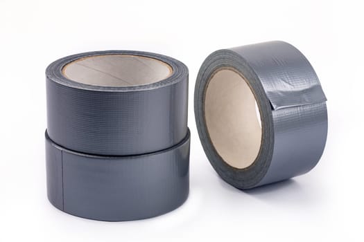 Roll of a dhesive Tape isolated over white background