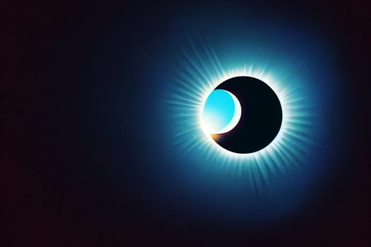 Illustration of a partial solar eclipse. A solar eclipse occurs when the Moon passes between Earth and the Sun, thereby obscuring Earth's view of the Sun, totally or partially.