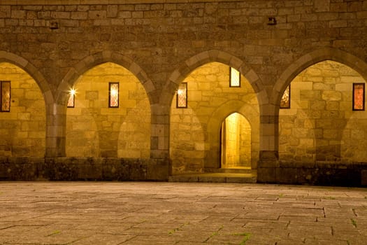 Interior view of Palace of Duques de Braganca, in Guimaraes, Portugal, north of the country. European Capital of Culture 2012
