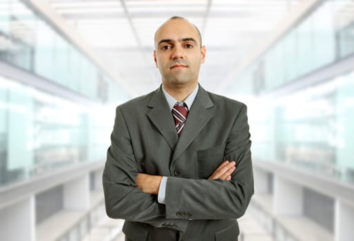 young business man portrait at the office