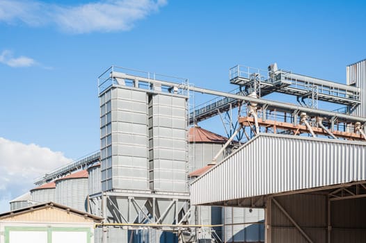 Storage facility cereals and production of bio gas  silos and drying towers