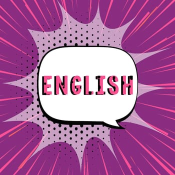 Inspiration showing sign English, Word Written on possible communication between countries the only common language