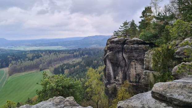 The Elbe Sandstone Mountains are a sandstone massif on the upper reaches of the Elbe in Germany. Europe