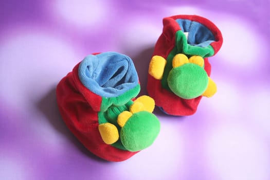 colorful babies' bootie