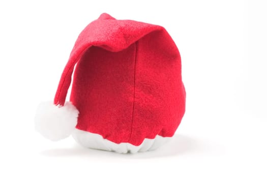 Santa Hat on White Background