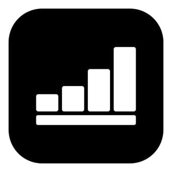 Bar chart and app icon
