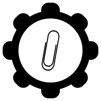 Paper clip and wheel