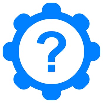 Question mark and wheel