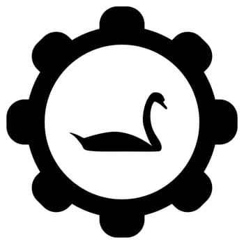 Swan and wheel