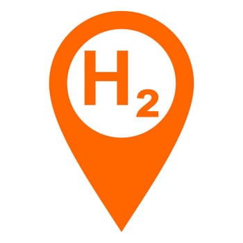 Hydrogen and location pin