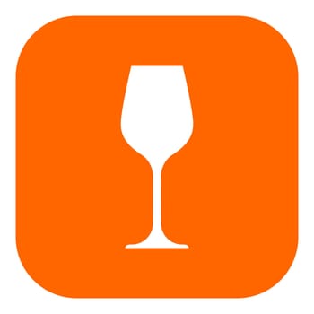 Wine glass and app icon
