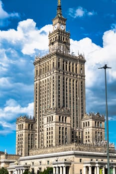 Palace of Culture and Science in Warsaw, Masovia, Poland