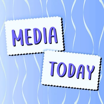 Handwriting text Media, Word for communication outlets or tools used to store and deliver information Design Drawing Of Some Comic Frames As Background With Speech Bubbles