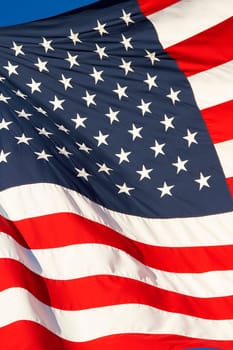 a close up picture of an american flag