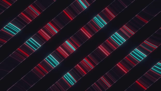 Glowing stripes. Computer generated 3d render